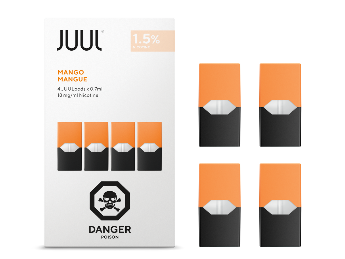 Juul - Mango 1.5% Eddy's Smoke Shop Juul - Mango 1.5% Eddy's Smoke Shop