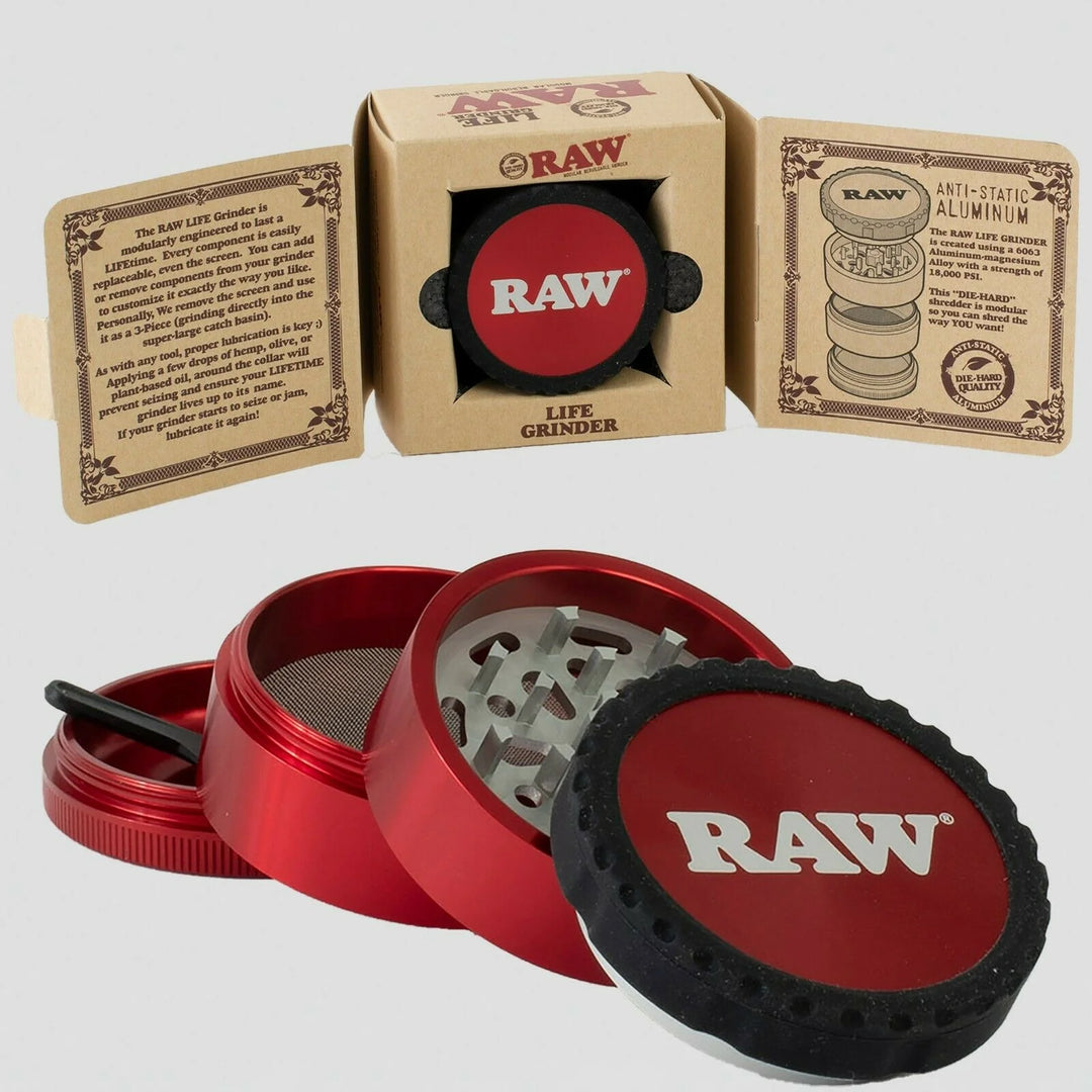 新品未使用raw life factory鉄土 KING　SMOKE GOLD3 新品未使用raw life factory鉄土 KING SMOKE GOLD3 Grinders – Eddy's