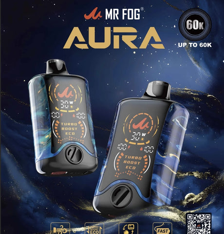 Mr Fog Aura - 60k Eddy's Smoke Shop Mr Fog Aura - 60k Eddy's Smoke Shop