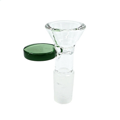 Clear Bowl, Green Handled 14mm Bowl