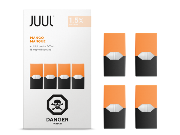 elf bar vape uk JUUL Pods 3% Nicotine 4-Pack & Display of 8 main image 1