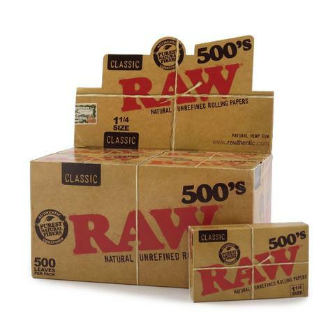 Raw 500s - Rolling papers 1 1/4