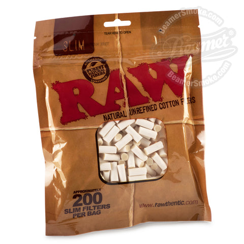 Raw - 200 Cotton Filters