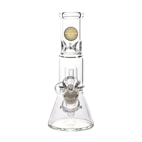 BOUGIE GLASS 9″INCH BEAKER WITH INLINE SHOWERHEAD ATTACHED WATERPIPE “WPB19Y15