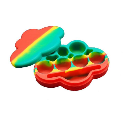 Silicone Dab Container - Cloud Shaped