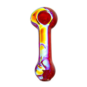 Envy Glass Spoon Pipe - Iridescent Red