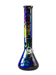 Envy Glass - 16" Sandblasted Dichroic Prism Beaker