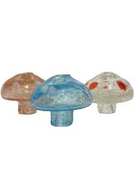 Glowing Mushroom Glass Carb Cap