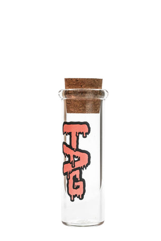 Tag - 6" Glass Jar W/ Cork Top